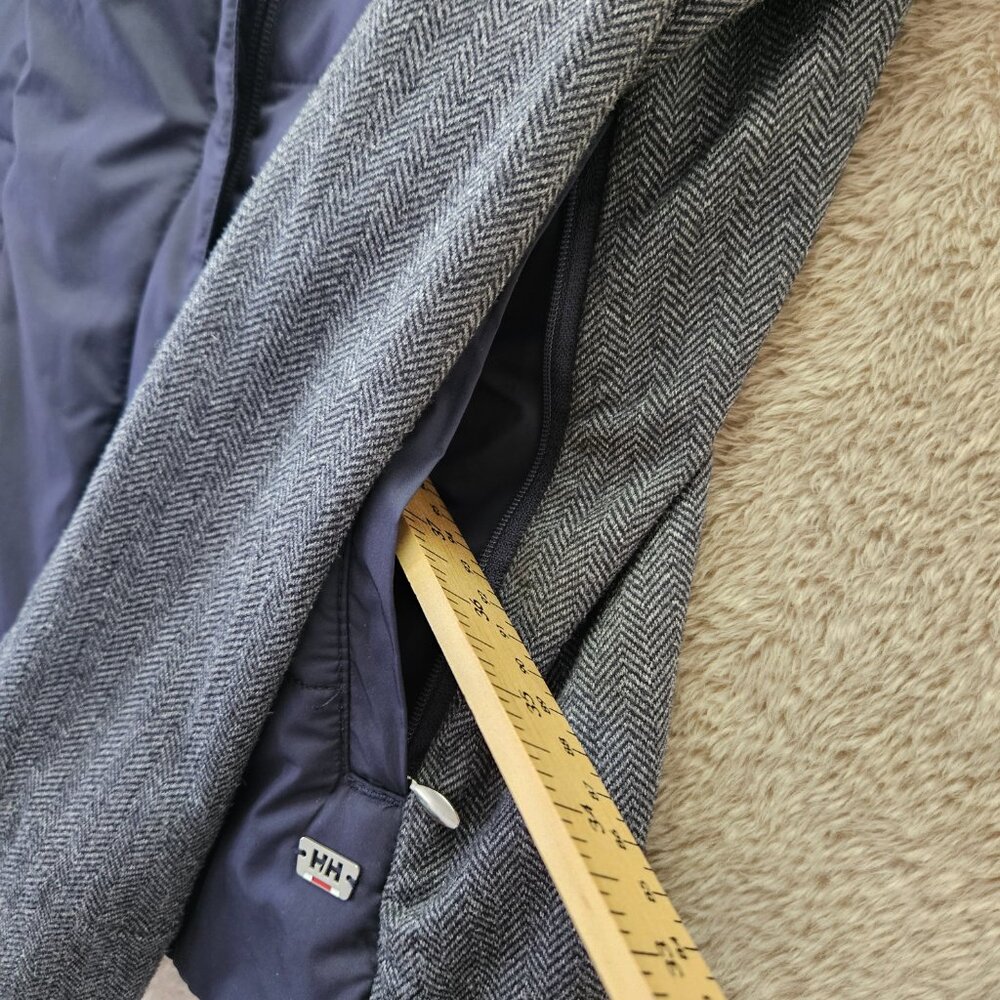 Helly Hansen Insulated Jacket Coat Two Tone Colours with Thumb Holes Size M - Picture 11 of 11